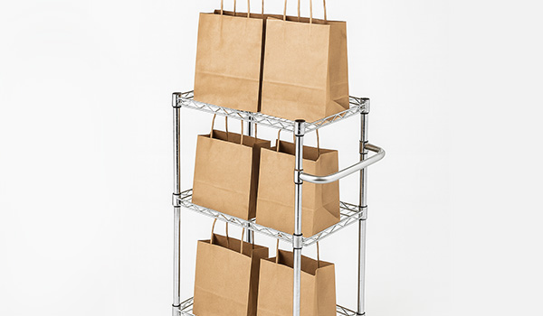 ワゴンラックの利用例