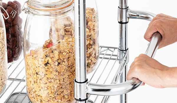 ワゴンラックの利用例