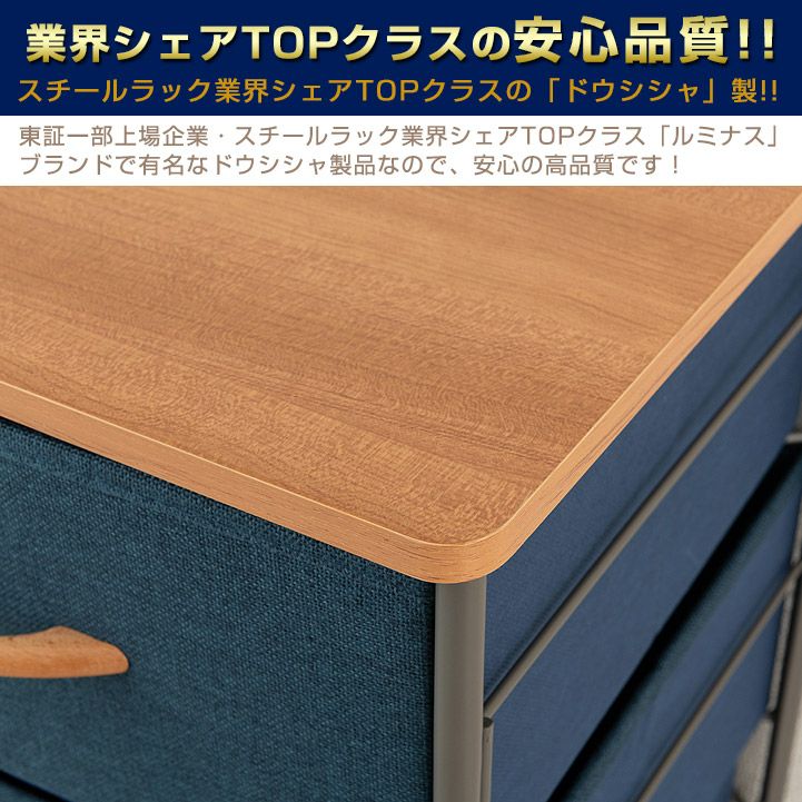 チェスト 幅40cm 3段 深型 幅38.5×奥行36.5×高さ60.5cm CNC40-3F