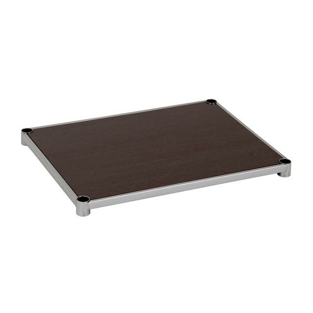 3枚　ルミナス　ドウシシャ　幅61×奥行46cm ポール径25mm用　木目調 木製シェルフ 幅61×奥行46cm ルミナス スチールラック パーツ ポール径