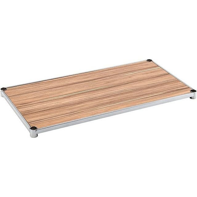 木製シェルフ 幅91.5×奥行46cm ルミナス スチールラック パーツ ポール