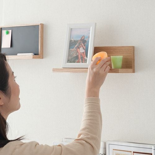 【6個入り】DOSHISHA 壁掛け飾り棚 NKB-L30NA ナチュラル ドウシシャ 壁掛け ウォールシェルフ棚 L型 幅30 ナチュラル 幅300