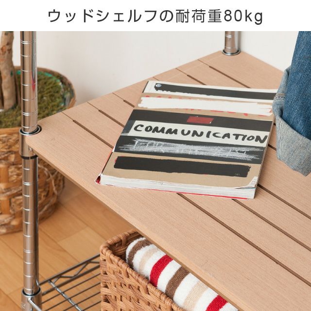 ハンガーラック 幅60cm 3段 ルミナスレギュラー スチールラック 幅61