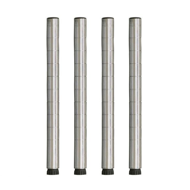11/22-24限定価格‼️ワイヤーシェルフ 8枚セット（ポール径25mm可） まさかのポール径22mm！ドウシシャからルミナス互換じゃないラック登場