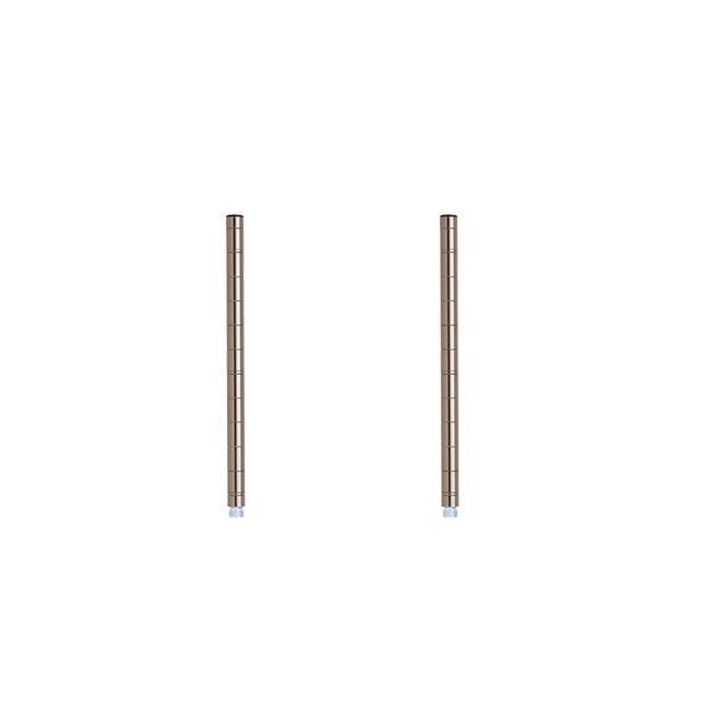 延長用ポール ルミナスブラック ポール径19mm スチールラック パーツ