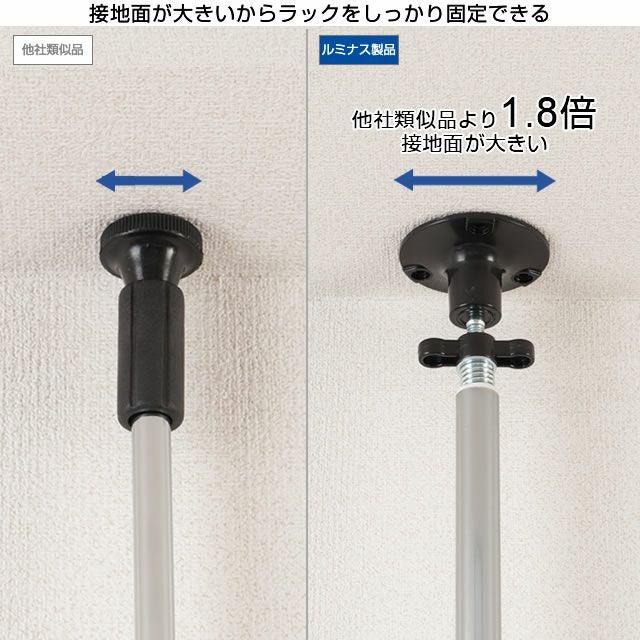 延長用突っ張りポール ルミナスレギュラー ポール径25mm ルミナス