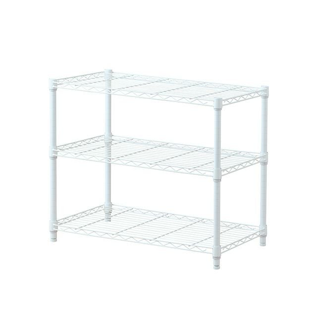 ホワイトスチールラック ニトリ（NITORI） スチールラック(STANDARD 幅85cm 3段 ホワイト