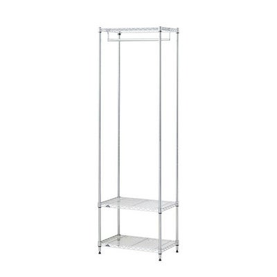 ハンガーラック 幅50cm 3段 ルミナスライト スチールラック 幅49.5×奥行39.5×高さ174.5cm IHT504018-3