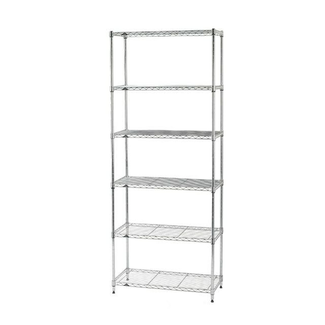 スチールラック大小6台 楽天市場】スチール棚 幅120×奥行30×高さ120cm 6段 単体 120kg/段