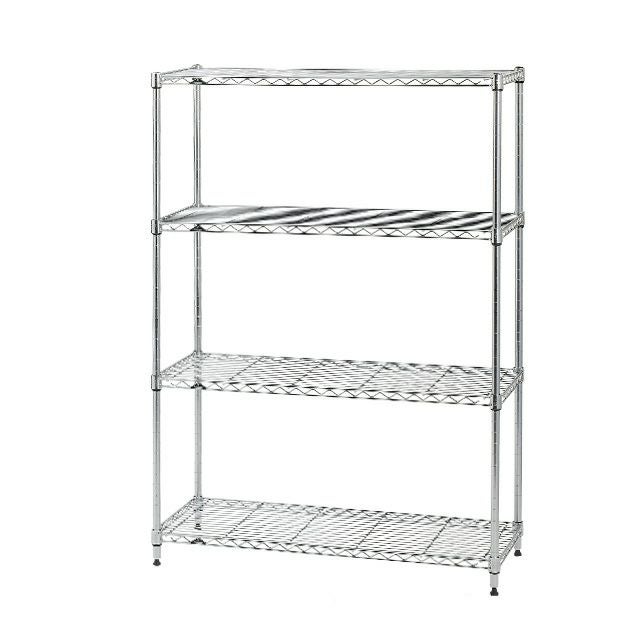 送料込/ルミナスライトスチールシェルフ幅69.5×奥24.5×高90.5＋集成材 スチールラック 幅80cm 4段 ルミナスライト スチールラック 幅79.5