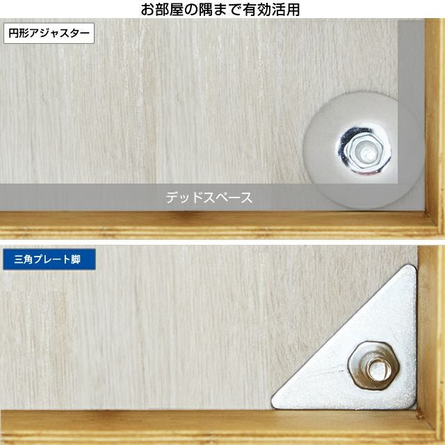 三角プレート 足回りパーツ ポール径25mm用 ルミナス スチールラック