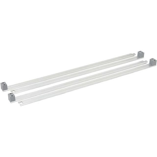 luminous ルミナス 純正品 スライドレールユニット　台車　滑車　4セット ラック用台車 奥行46cm対応 スライドレールユニット ルミナス スチール