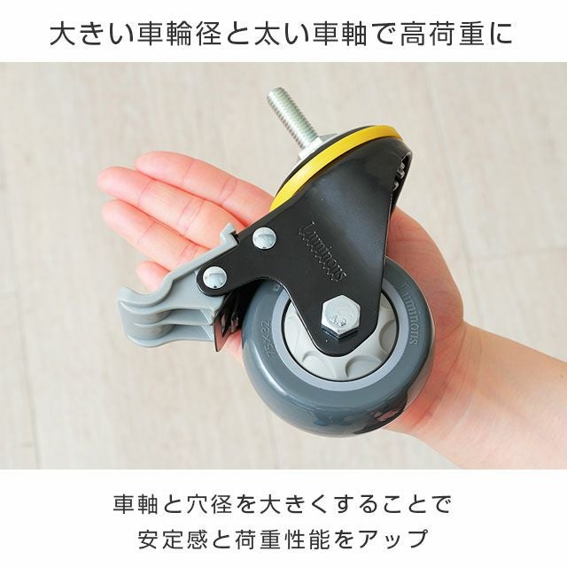 スチールラック 幅120cm 5段 ルミナスレギュラー 高荷重ウレタン
