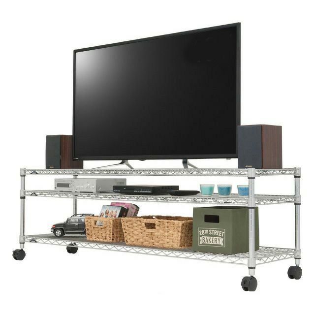 スチールラック 幅150cm 3段 ルミナスレギュラー テレビ台 幅152×奥行
