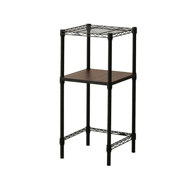 キッチンラック 幅40cm ルミナスノワール スチールラック 幅41×奥行41×高さ90cm NO4090-KB