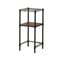 キッチンラック 幅40cm ルミナスノワール スチールラック 幅41×奥行41×高さ90cm NO4090-KB