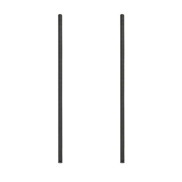 基本ポール 長さ90cm ルミナスノワール ポール径25mm スチールラック