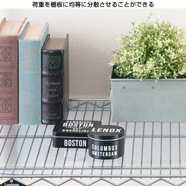 ビニールシート シェルフ幅91.5×奥行46cm用 ルミナス スチールラック