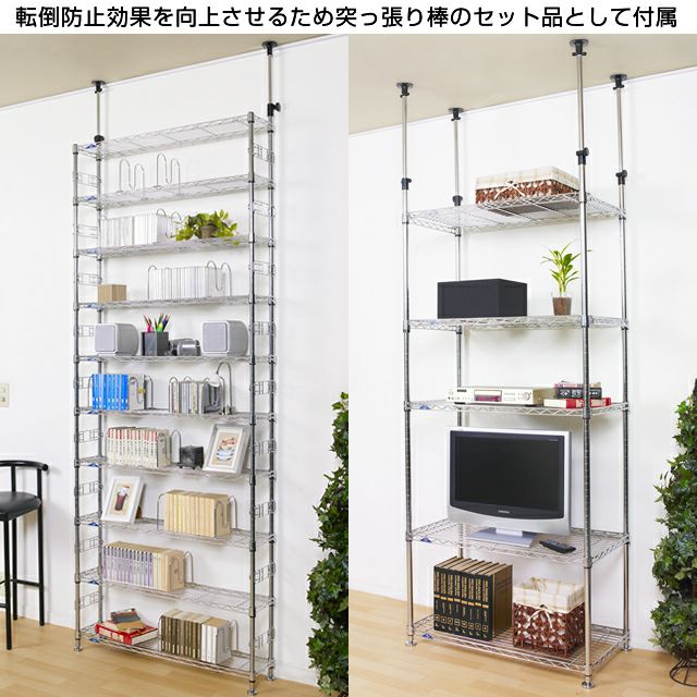 円形アジャスター ルミナス ポール径25mm用 スチールラック 足回り