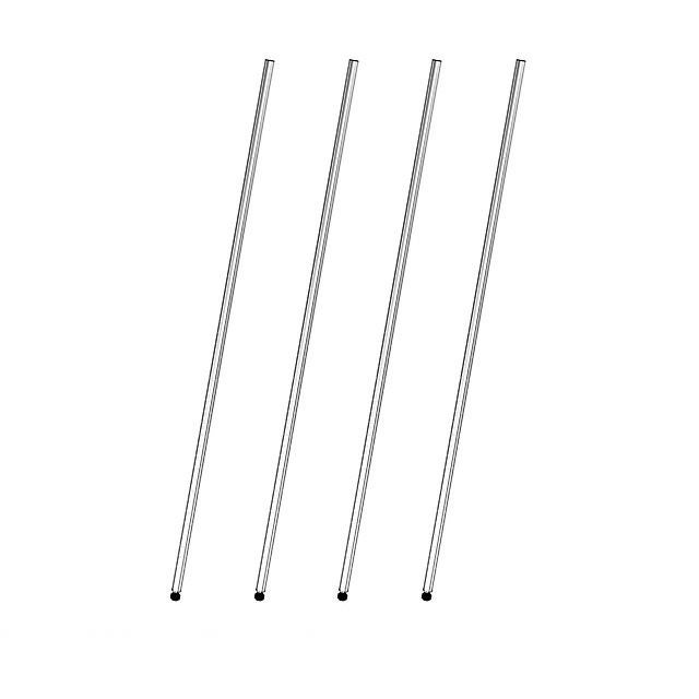 基本ポール 長さ121cm ルミナスライト ポール径19mm スチールラック