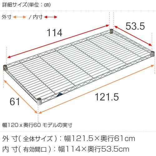 【くち様】ルミナス スチールラック シェルフ スリム 121.5 61 3枚 Luminous スチールラック 幅120cm 5段 ルミナススリム スチール棚 業務