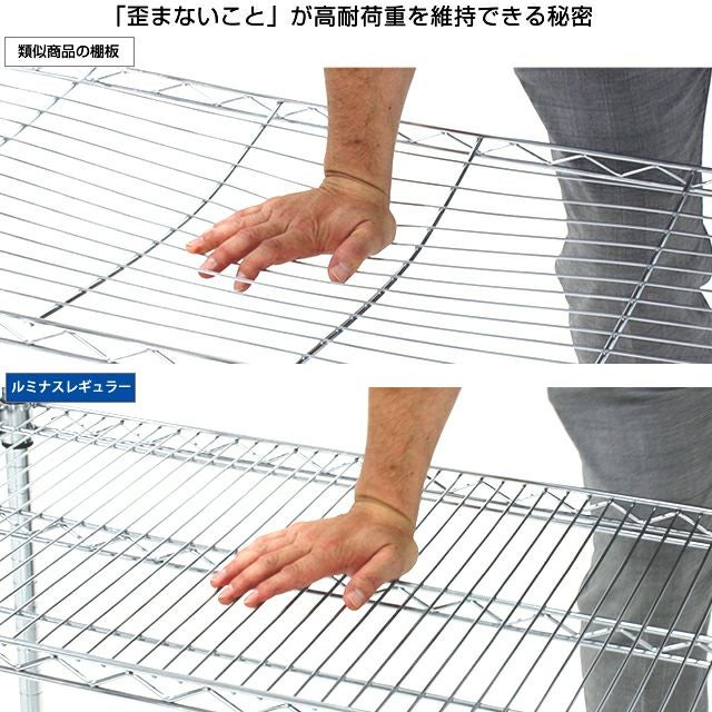 スチールシェルフ 幅76×奥行35.5cm ルミナスレギュラー スチールラック