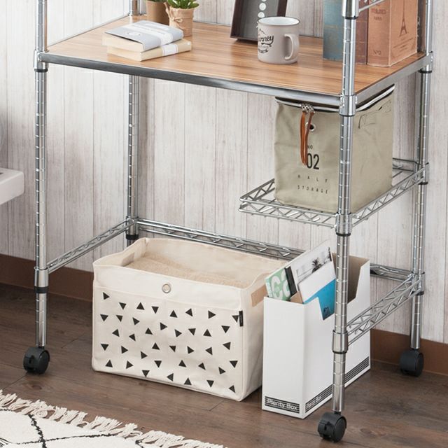 スチールラック　工具箱　パーツラック　幅88 奥45 高さ115cm Amazon｜山善(YAMAZEN) ラック スチールラック本体 棚 3段 ロータイプ