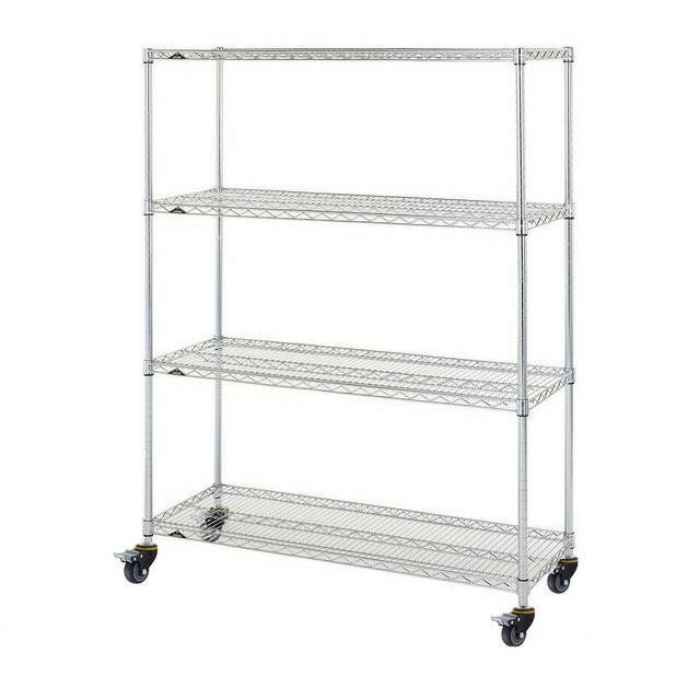 スチールラック 幅120cm 4段 ルミナスレギュラー 高荷重エラストマー