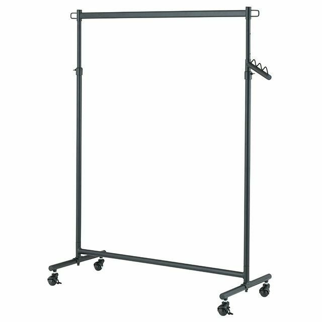 ルミナス ハンガーラック プロ 斜め2段 幅100cm耐荷重105kg ハンガーラック 上下2段タイプ 伸縮式 幅100cm 幅100.5cm×奥行41.5cm