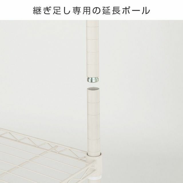 11/22-24限定価格‼️ワイヤーシェルフ 8枚セット（ポール径25mm可） ルミナス ポール径25mm セット品 レギュラータイプ 3段 幅915×奥行355