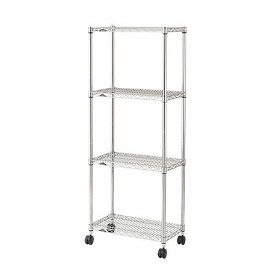 スチールラック 幅60cm 4段 ルミナスレギュラー 幅61×奥行35.5×高さ156.5cm NLF6015-4