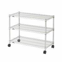 スチールラック 幅90cm 3段 ルミナスレギュラー 幅91.5×奥行46×高さ73cm NLH9067-3