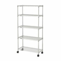 スチールラック 幅75cm 5段 ルミナスレギュラー 幅76×奥行35.5×高さ156.5cm NLF7615-5