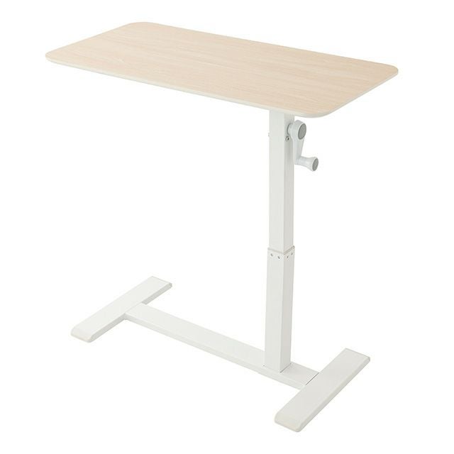 昇降テーブル 幅80cm サイドテーブル 幅80×奥行40×高さ52-80cm SKT80