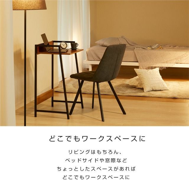 デスク 幅60cm スリム シンプル 学習机 幅60×奥行42×高さ75cm(最大高さ